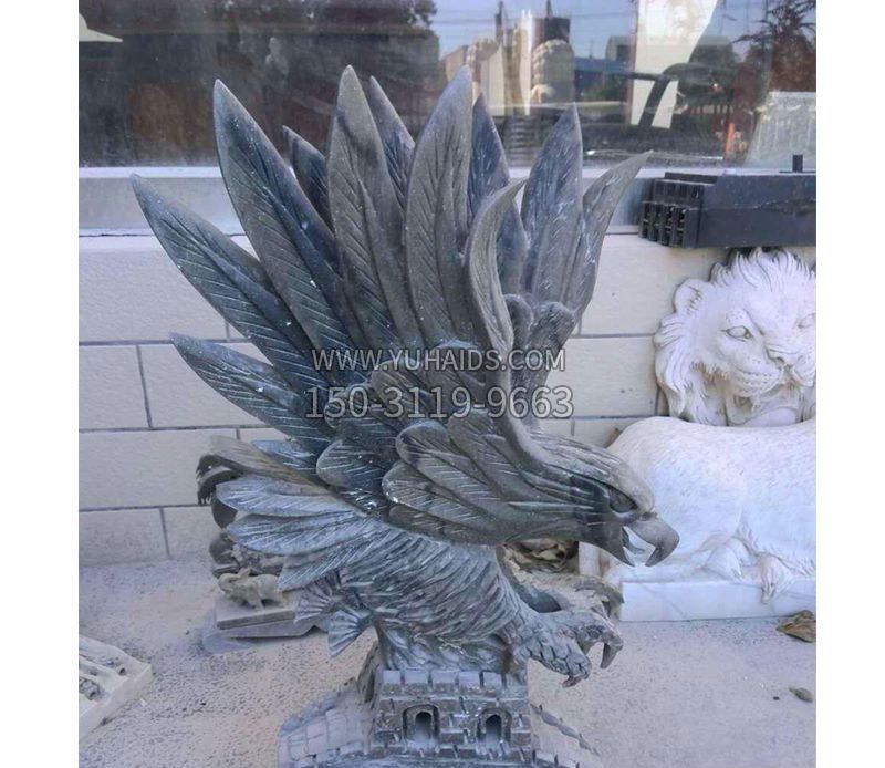 動(dòng)物雄鷹石雕 動(dòng)物雄鷹石雕
