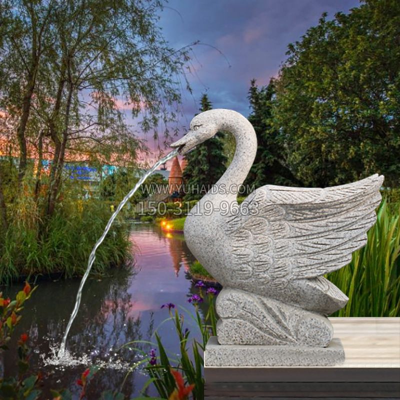 石雕吐水天鵝-戶(hù)外公園大理石流水動(dòng)物擺件 石雕吐水天鵝-戶(hù)外公園大理石流水動(dòng)物擺件