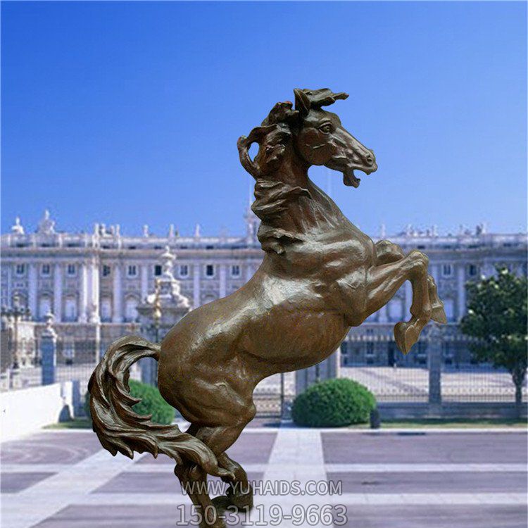 廣場大型戶外動(dòng)物景觀馬雕塑