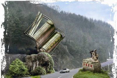 創(chuàng)意不銹鋼景區(qū)神農本草經竹簡雕塑