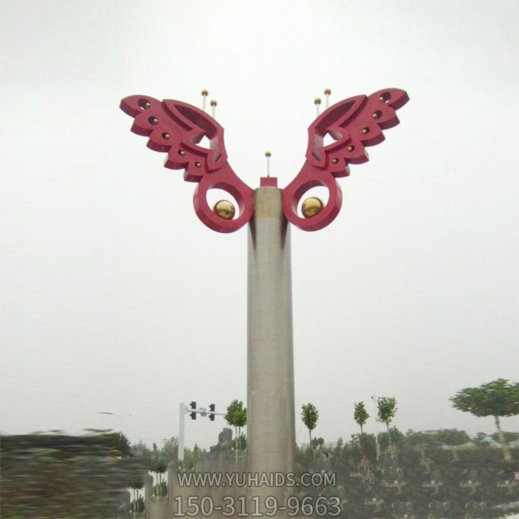 不銹鋼戶(hù)外創(chuàng)意蝴蝶雕塑