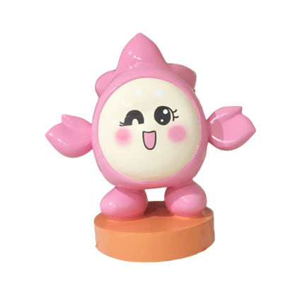 玻璃鋼卡通萌仔，可愛商超美陳裝飾擺件