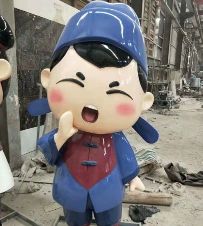 兒童培訓機構(gòu)擺放玻璃鋼 卡通人物小品雕塑
