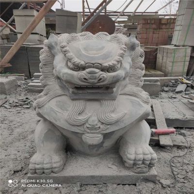 大型青石石雕獅子