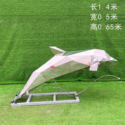 不銹鋼海豚，塊面海豚