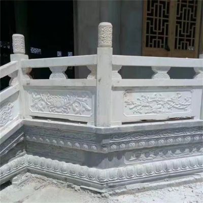 大理石石雕景觀(guān)景區(qū)護(hù)欄雕塑