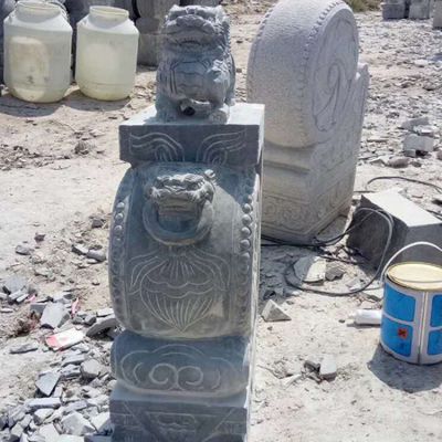 景區庭院中式復古石抱鼓石門鼓