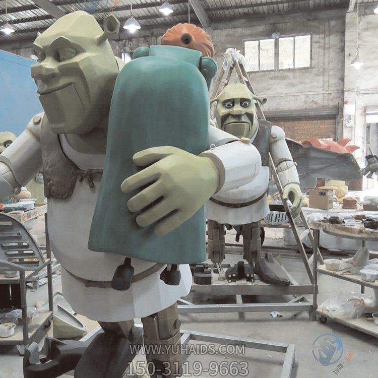 游樂場擺放玻璃鋼運(yùn)動明星人物雕像雕塑