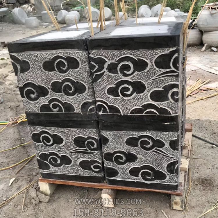 青石雕刻柱墩石仿古做舊鼓面柱礎(chǔ)各種抱鼓柱礎(chǔ)門(mén)墩擺件雕塑