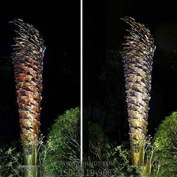 戶外景觀大型不銹鋼創意景觀雕塑擺件