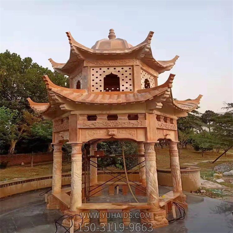 戶外園林庭院大理石晚霞紅二層中式?jīng)鐾さ袼?>
                                <h2>戶外園林庭院大理石晚霞紅二層中式?jīng)鐾さ袼?參數(shù)說明</h2>
                                                                        <table>
                                      <tr>
                                        <th>產(chǎn)品標題</th>
                                        <td>戶外園林庭院大理石晚霞紅二層中式?jīng)鐾さ袼?/td>
                                      </tr>
                                      <tr>
                                        <th>發(fā)布時間</th>
                                        <td>2023-06-08 07:22</td>
                                      </tr>
                                      <tr>
                                        <th>價格</th>
                                        <td><span>電話咨詢</td>
                                      </tr>
                                                                              <tr>
                                          <th>雕刻內(nèi)容</th>
                                          <td>園林、涼亭、園林</td>
                                        </tr>
                                                                              <tr>
                                          <th>制作材質(zhì)</th>
                                          <td>晚霞紅、大理石</td>
                                        </tr>
                                                                          </table>
                                <h2>戶外園林庭院大理石晚霞紅二層中式?jīng)鐾さ袼?詳細說明</h2>
                                <p>玉海雕塑是一家綜合性的雕塑公司，擁有多款戶外園林庭院大理石晚霞紅二層中式?jīng)鐾さ袼苣Ｐ停杉庸ざㄖ贫喾N戶外園林庭院大理石晚霞紅二層中式?jīng)鐾さ袼埽С植馁|(zhì)、樣式、風格、尺寸大小等方面的調(diào)整修改定制。我們所加工制作的戶外園林庭院大理石晚霞紅二層中式?jīng)鐾さ袼苜|(zhì)優(yōu)價廉，遍布全國多個省市地區(qū)，想要了解更多案例圖片，請電話或微信咨詢。材質(zhì)、大小、樣式等都可以按需定制，還可根據(jù)您提供給的戶外園林庭院大理石晚霞紅二層中式?jīng)鐾さ袼軜訄D進行制作！如有相關(guān)需求，歡迎致電（微信同號）：<span>150-3119-9663</span></p>
                                                                <div   class=