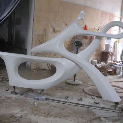 廣場小區 園林景觀異形擺件玻璃鋼抽象人物雕塑