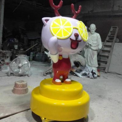 玻璃鋼卡通商場超市創(chuàng)意美陳擺件