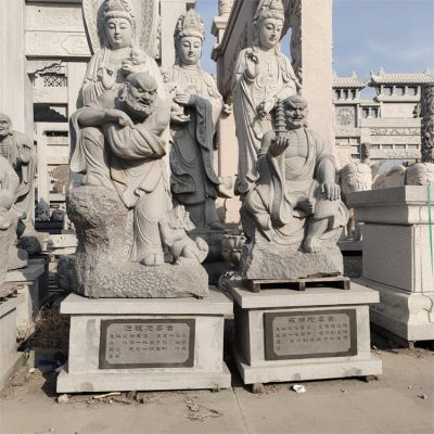 石雕佛像菩薩像定制加工，造型豐富，石材齊全