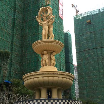 小區大型歐式人物景觀噴泉