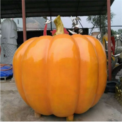 玻璃鋼仿真大南瓜，巨型植物擺件