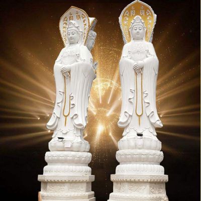 大理石石雕戶(hù)外園林景觀(guān)佛像雕塑