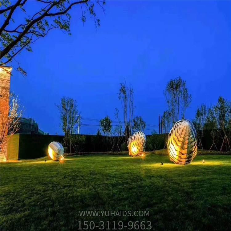 戶外草坪不銹鋼創意景觀雕塑擺件