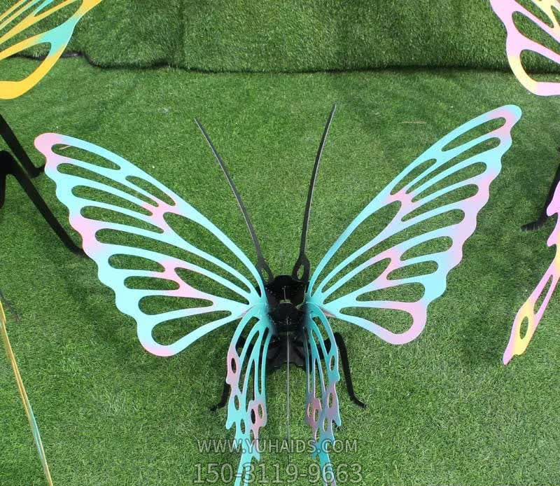 游樂園玻璃鋼創意蝴蝶雕塑