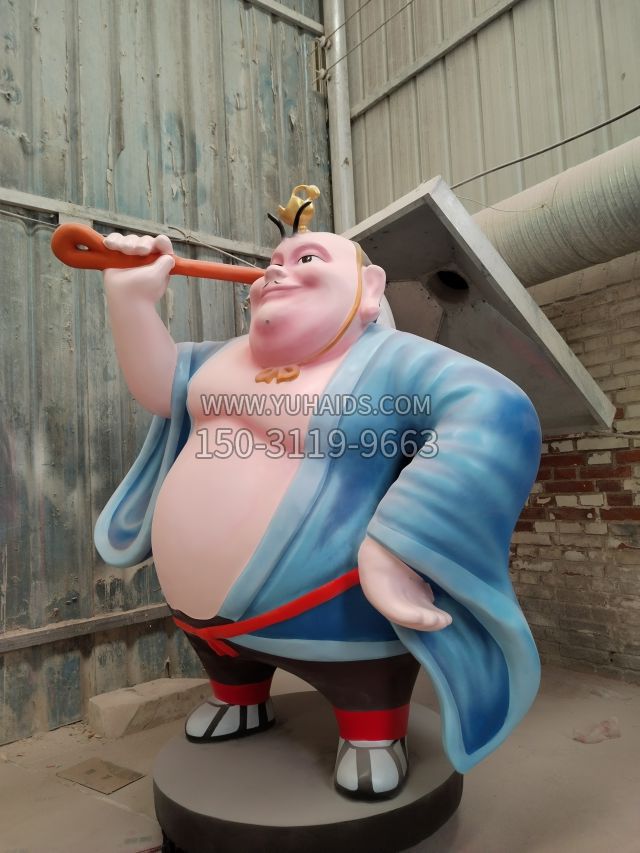 太乙真人玻璃鋼動漫人物雕塑