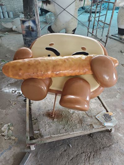 發(fā)光面包公仔門(mén)市門(mén)頭裝飾雕塑