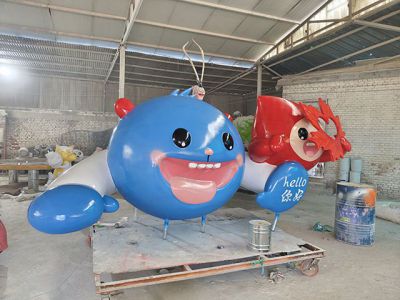 玻璃鋼卡通門頭大型雕塑