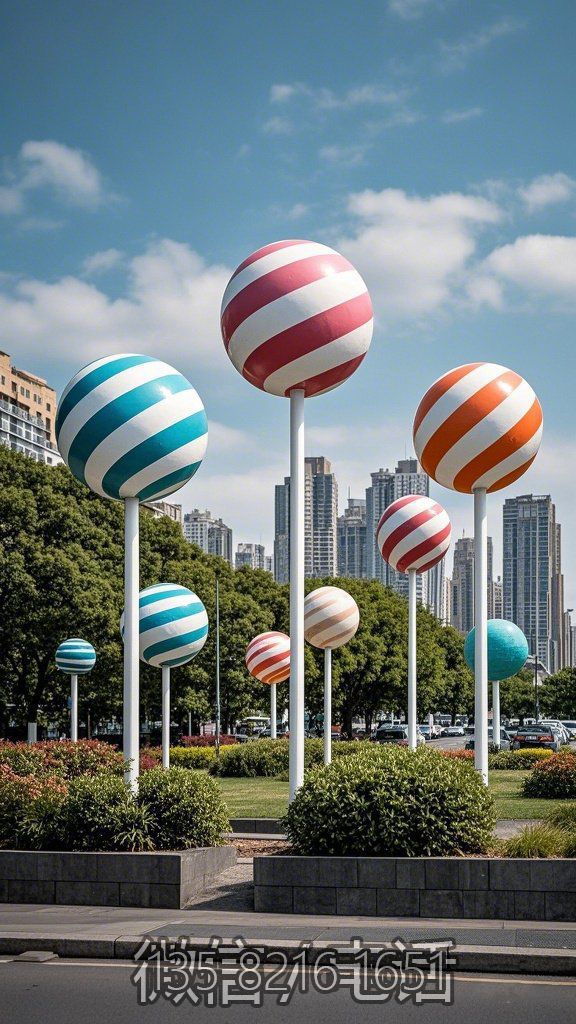 棒棒糖園林裝飾雕塑