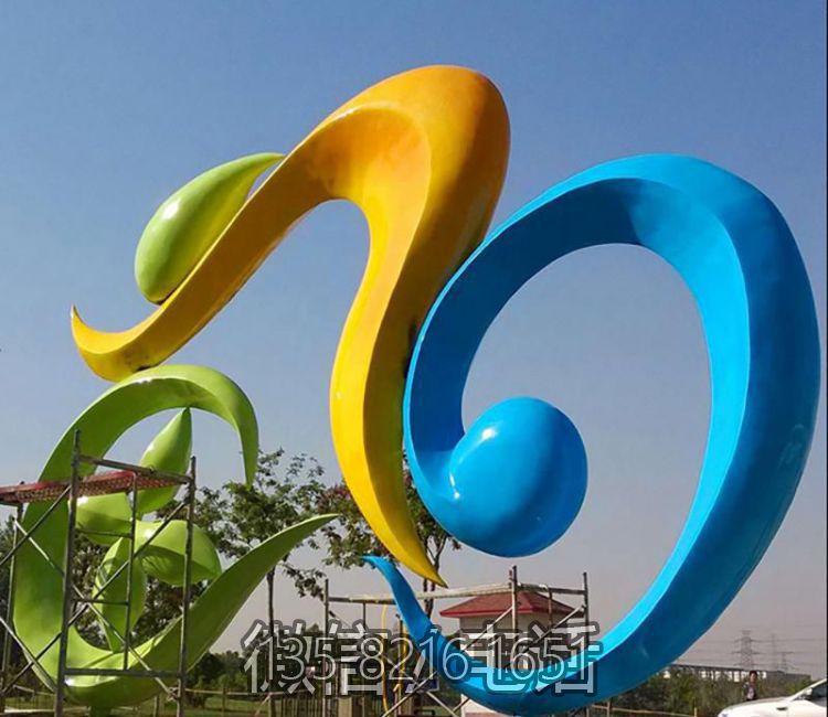 城市廣場大型抽象運動景觀地標擺件騎自行車人物雕塑