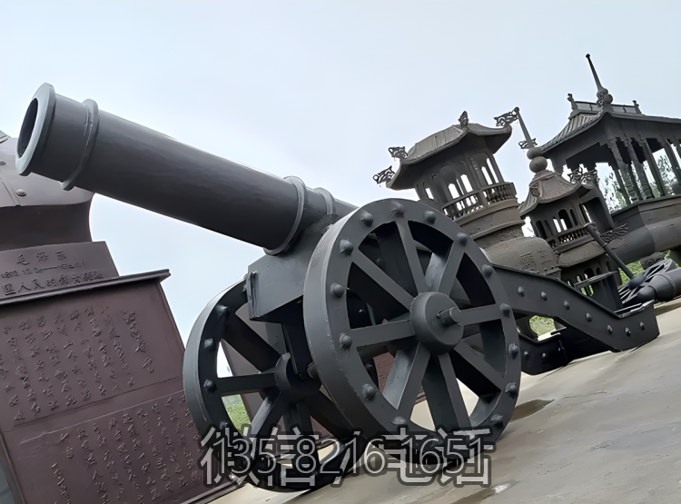 鑄銅火炮雕塑