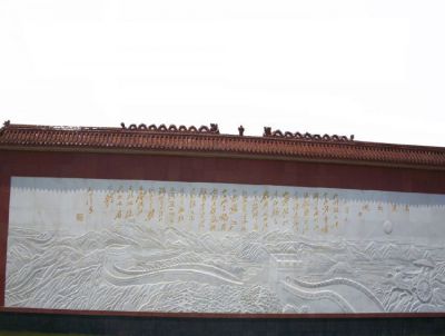 庭院漢白玉福雕塑長城雕塑