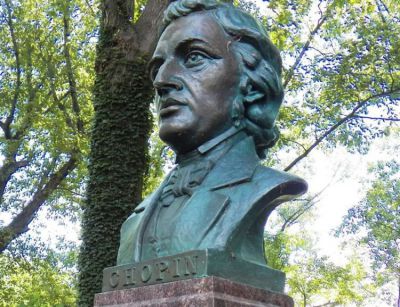 園林戶(hù)外青銅西方著名音樂(lè)家肖邦雕塑