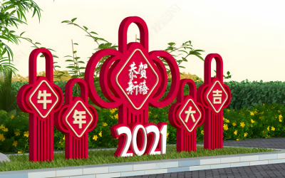 春節(jié)節(jié)日慶典裝飾中國結雕塑