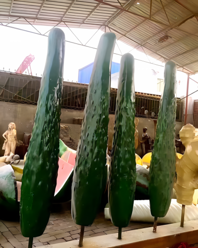 玻璃鋼仿真黃瓜雕塑