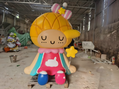 玻璃鋼卡通人偶雕塑公仔